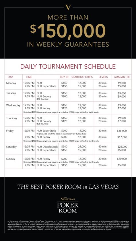 venetian poker tournament schedule 2022.
